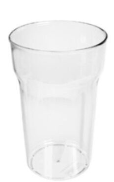 Vairākkārt lietojamās glāzes SAN, 568ml, D 90mm, caurspīdīgas, depozīta, 0.054kg, 1gab